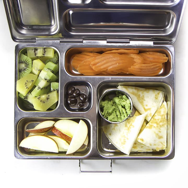 School Lunches - bento box filled with a healthy lunch for kids.