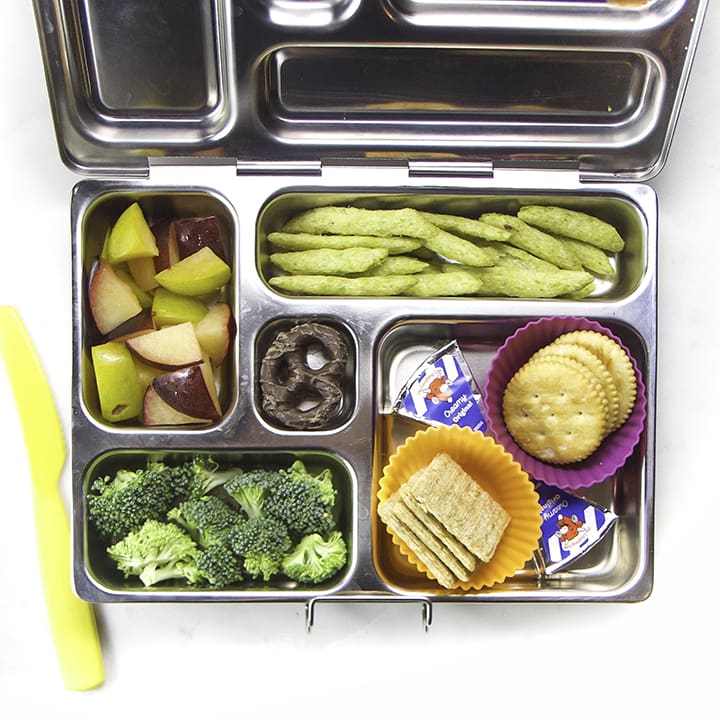 bento box filled with a healthy lunch for kids.