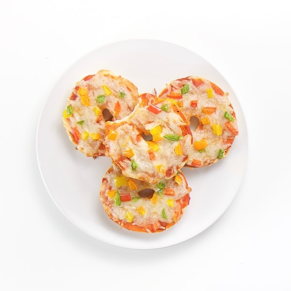 bagel pizza for toddler