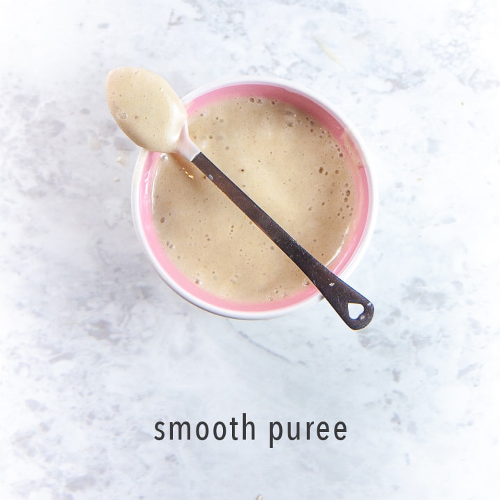 smooth baby puree for baby