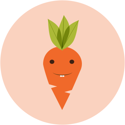 Cartoon Carrot Icon