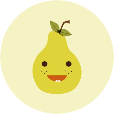 Cartoon Pear Icon