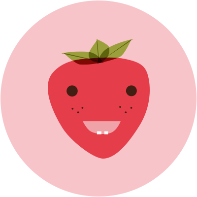 Cartoon Strawberry Icon