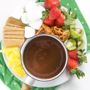 easy chocolate fondue