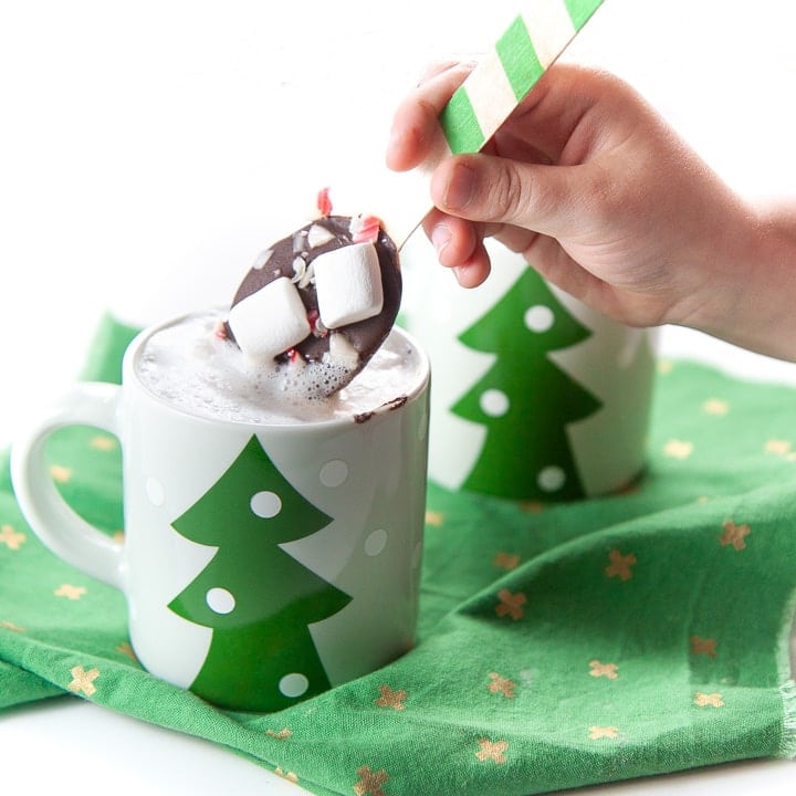 chocolate stir spoons for toddler dessert