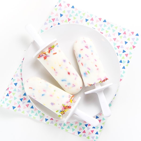 funfetti popsicles for toddler