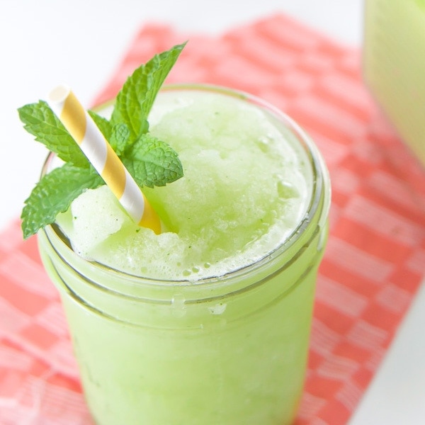 mint lime slushy for toddler