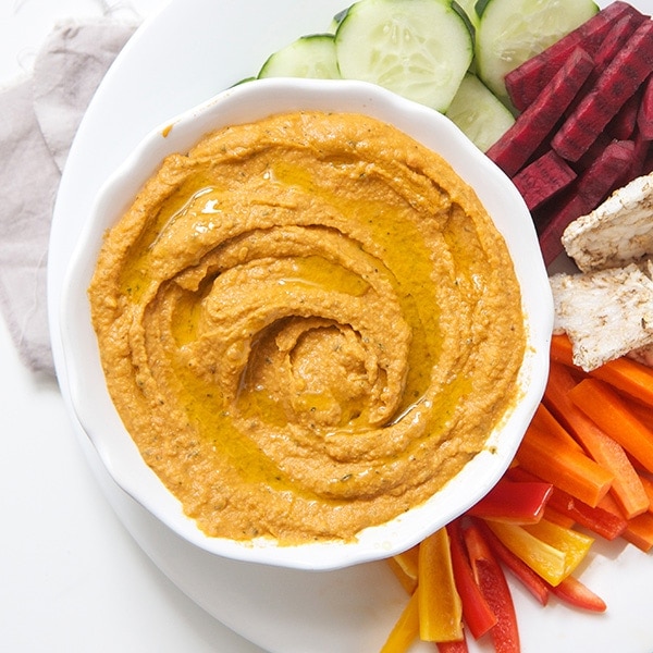 hummus for toddler - fun sun dried tomato humus