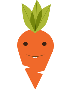 Cartoon carrot illustration